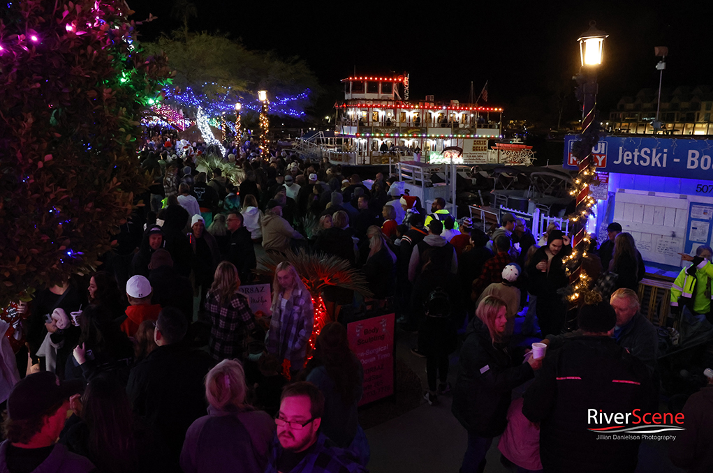 RiverScene Magazine London Bridge Lighting Festival of Lights London Bridge Resort Lake Havasu City Swim across the channel Bridgewater Channel