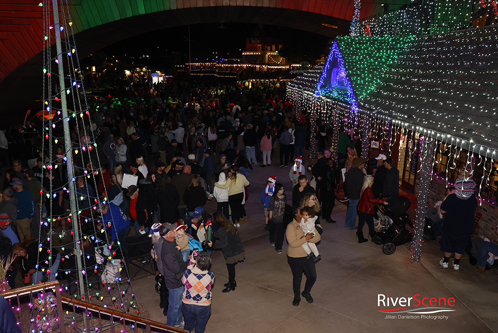 RiverScene Magazine London Bridge Lighting Festival of Lights London Bridge Resort Lake Havasu City Swim across the channel Bridgewater Channel