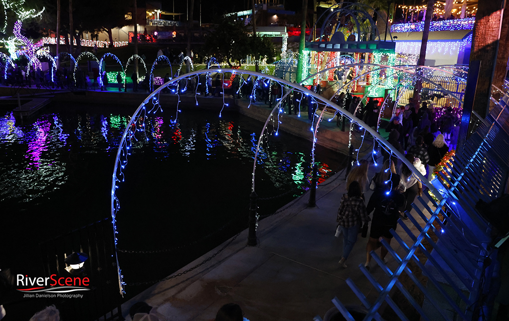 RiverScene Magazine London Bridge Lighting Festival of Lights London Bridge Resort Lake Havasu City Swim across the channel Bridgewater Channel