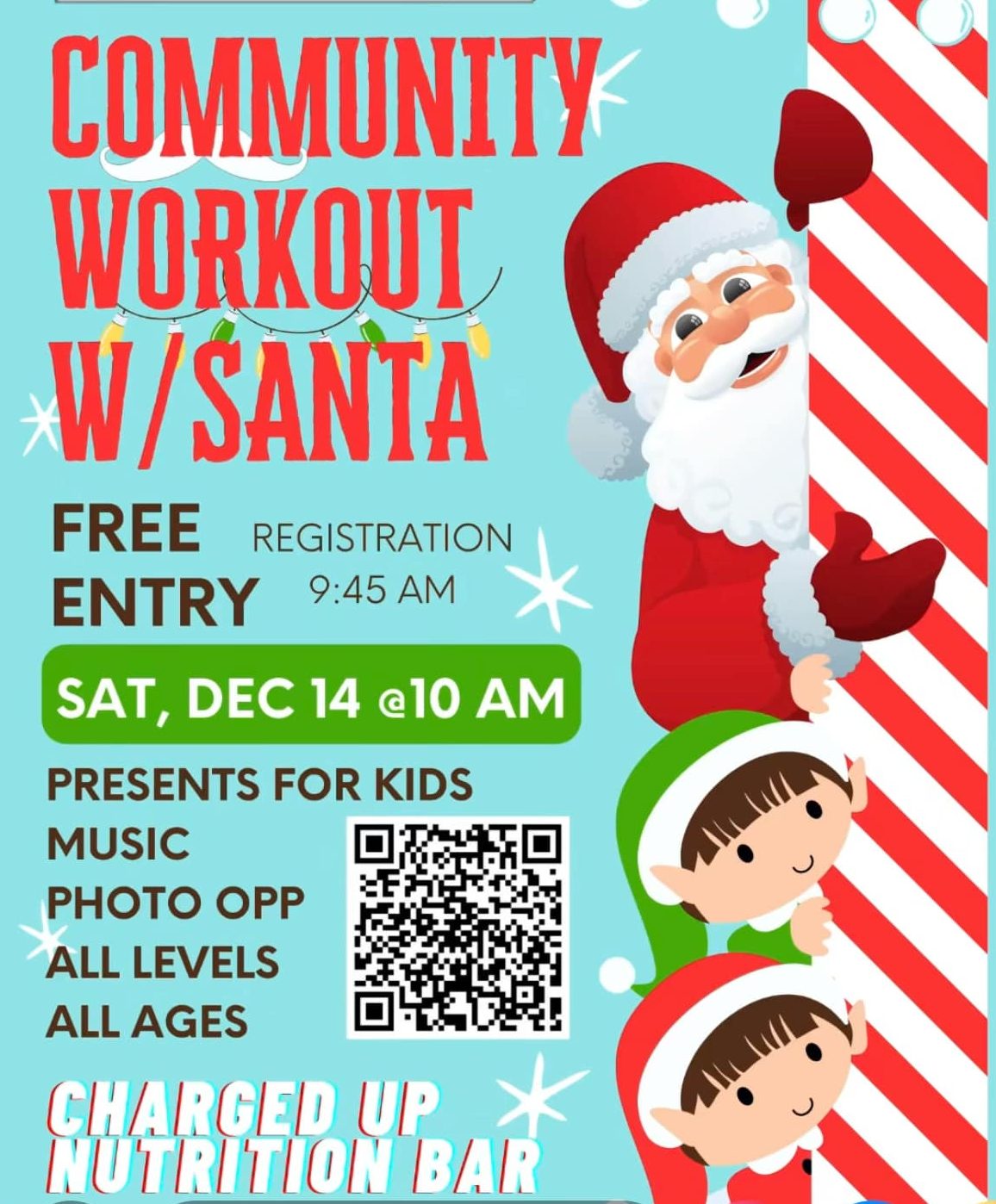 Community Workout with Santa