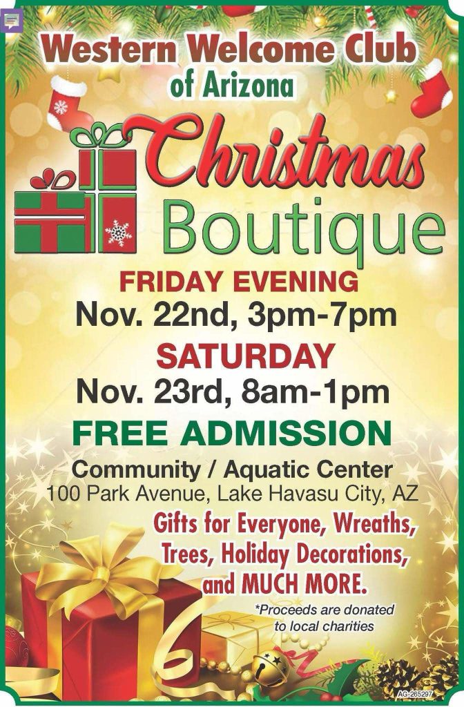 Western Welcome Club of Arizona Christmas Boutique