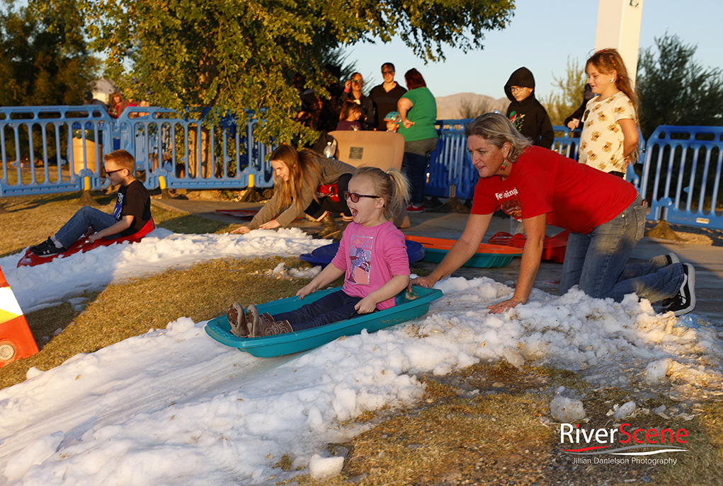 Sledding With Santa Is A Hit In Lake Havasu