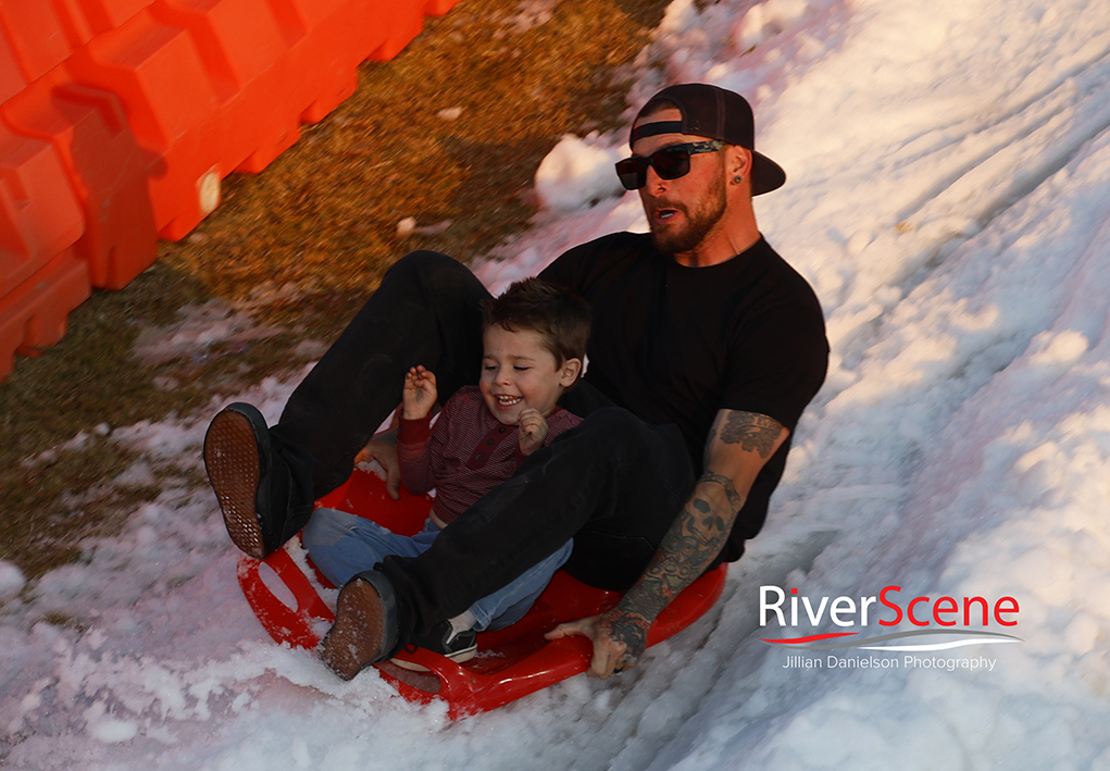 Lake Havasu Parks and Recreation Sledding with Santa