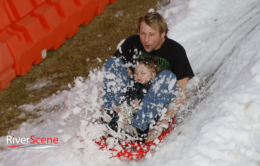 Lake Havasu Parks and Recreation Sledding with Santa