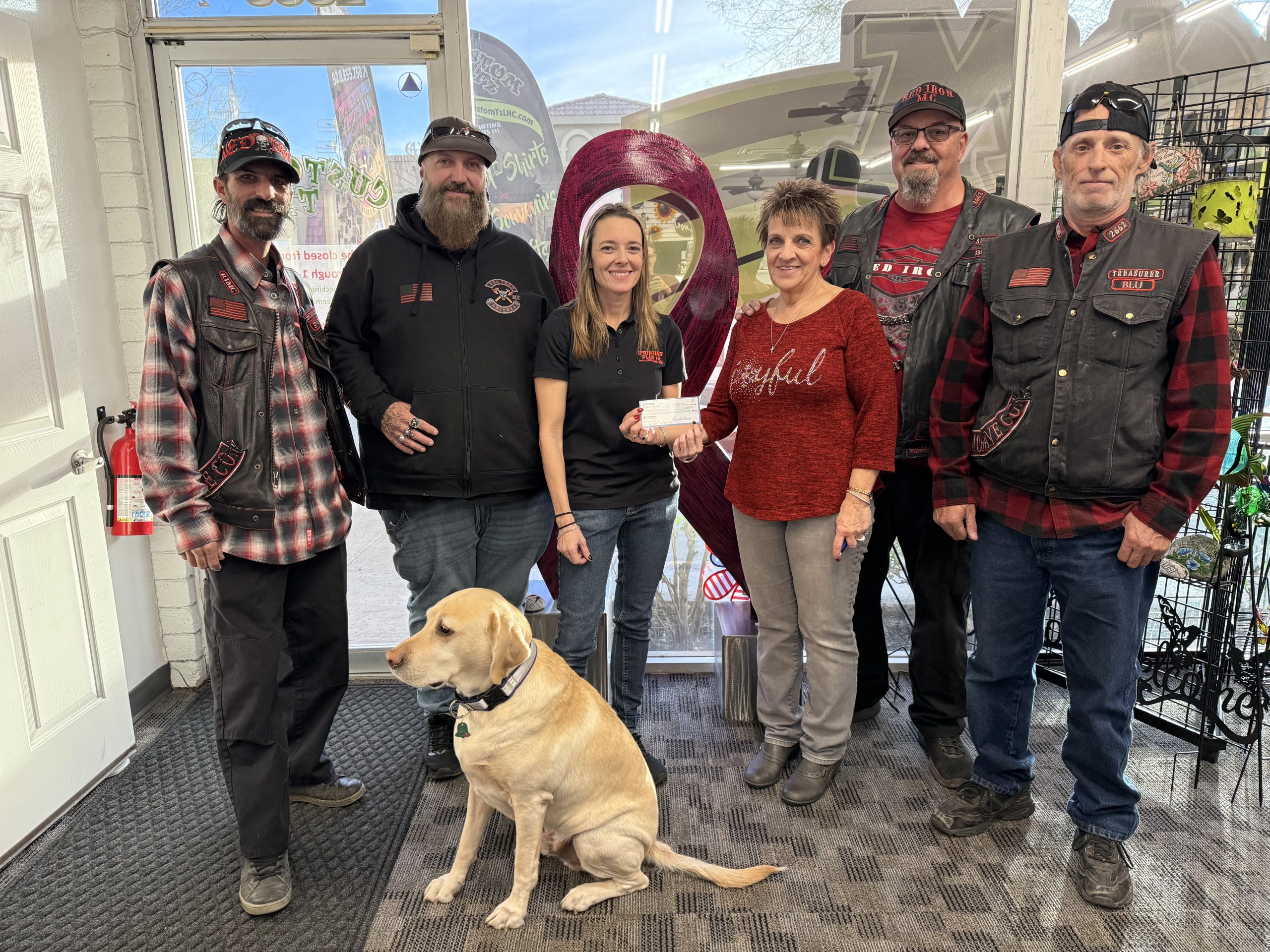 Havasu Area Families Benefit From Red Iron MC Donation