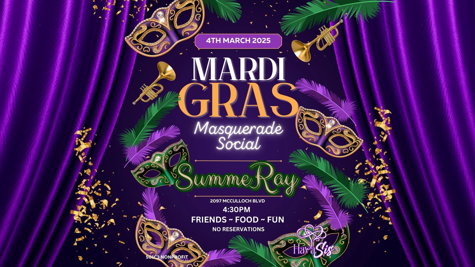 Havasis Mardi Gras Masquerade