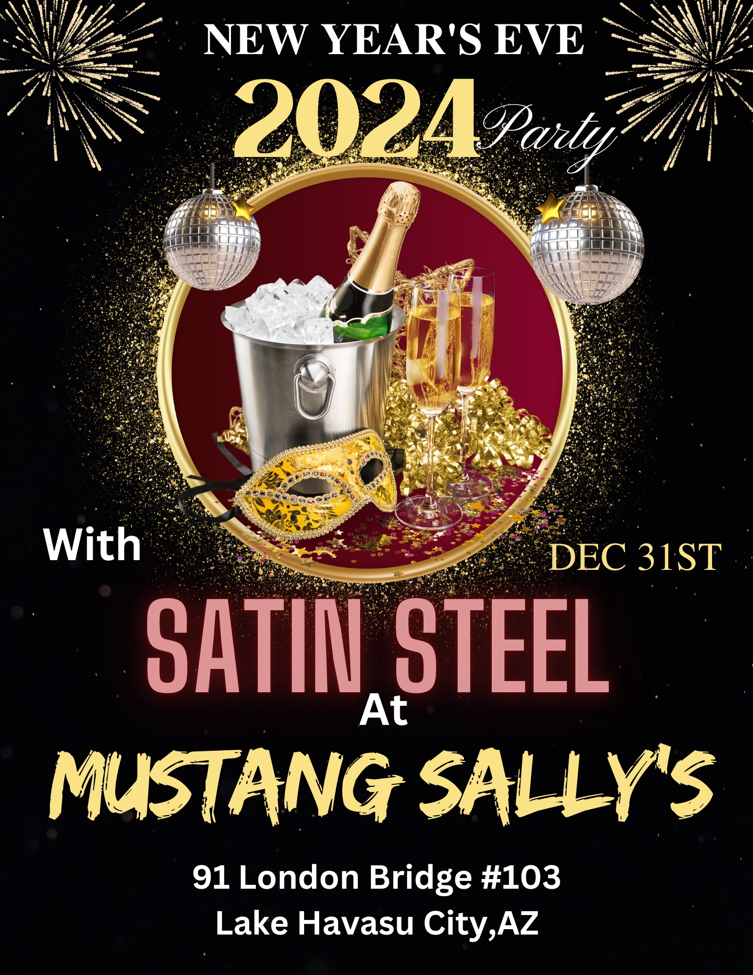 NYE Blast at Mustang Sally’s