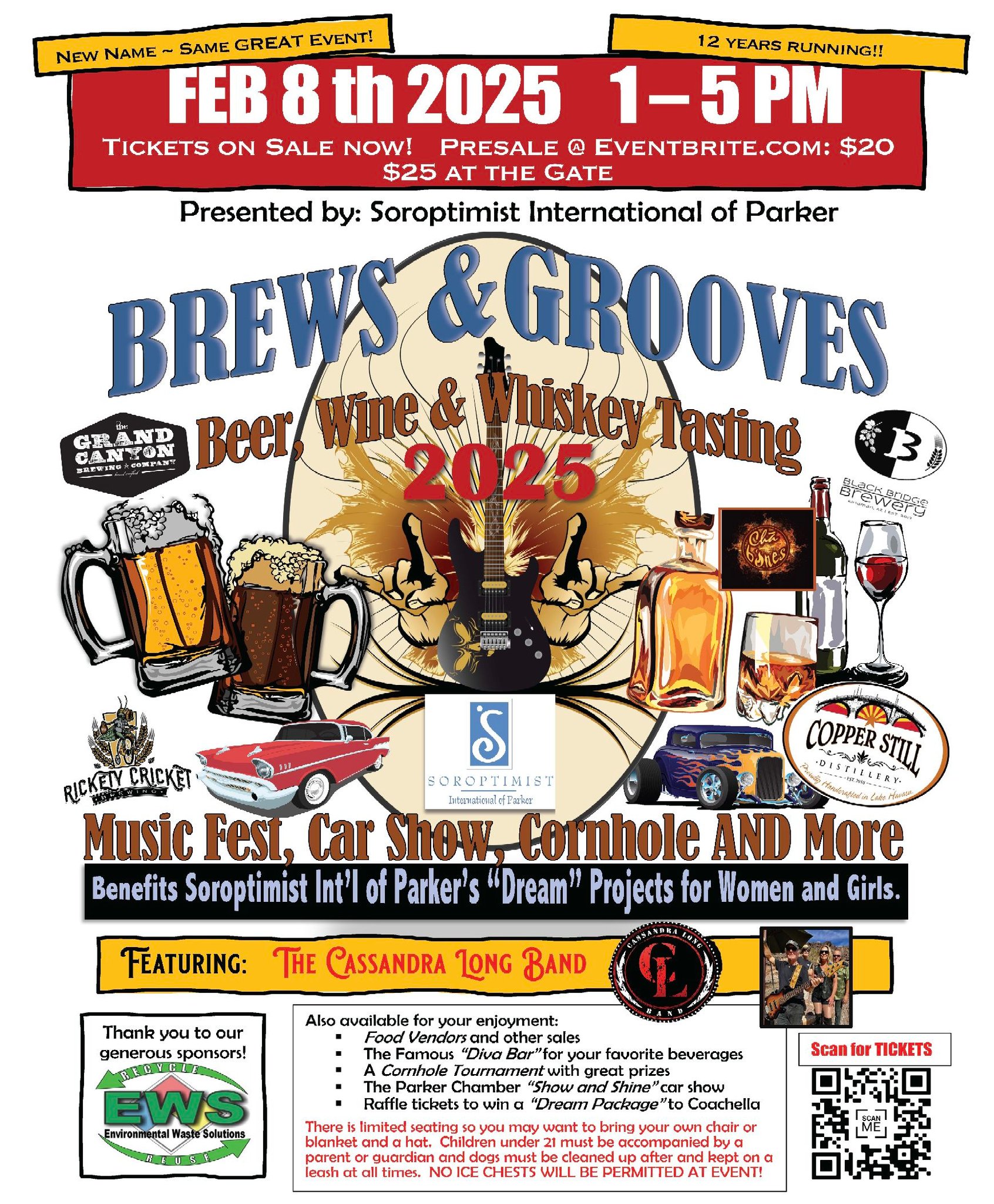 Brews and Grooves Beer Wine and Whiskey Tasting