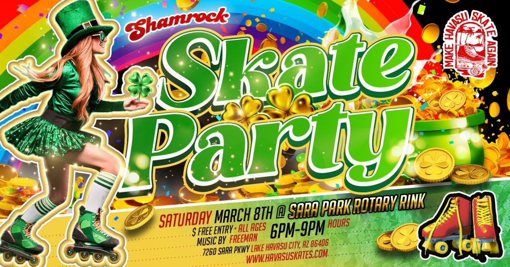 Shamrock Havasu Family Skate Night St.
