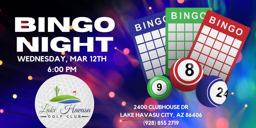 Lake Havasu City Gold Course Bingo Night