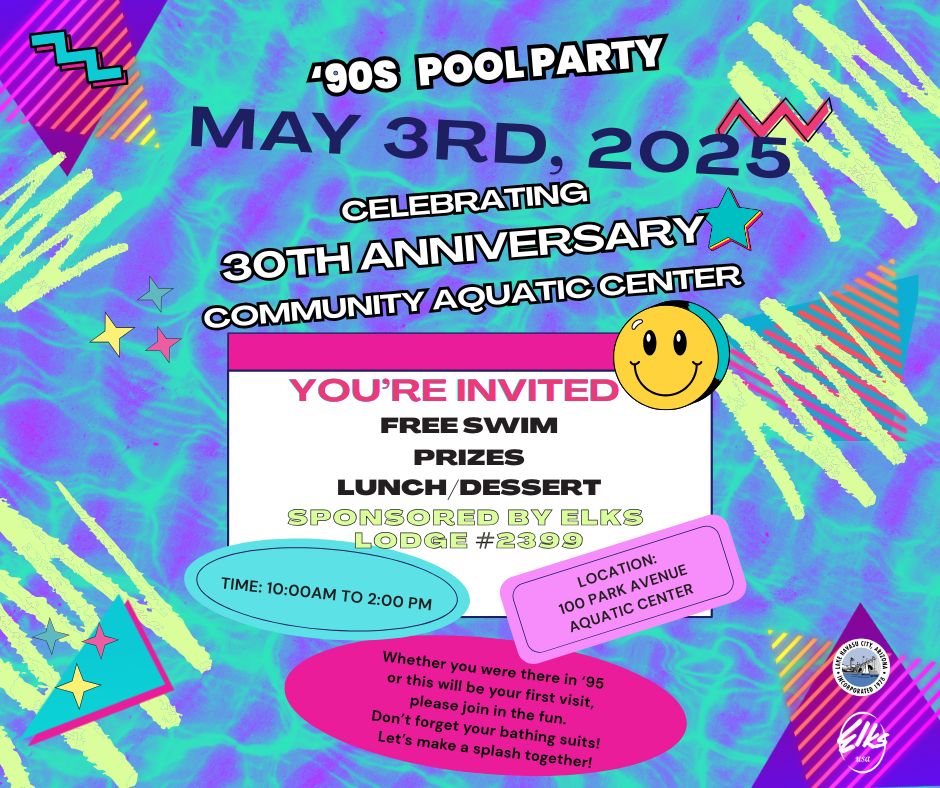 aquatic center pool party Lake Havasu RiverScene Magazine 