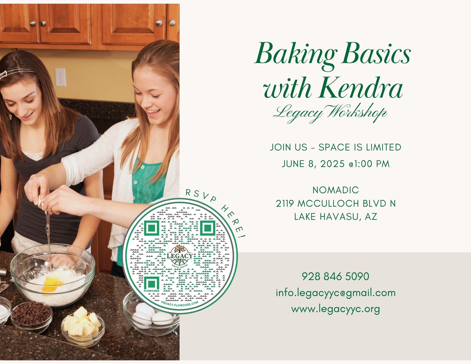 Baking Basics with Kendra Workshop
