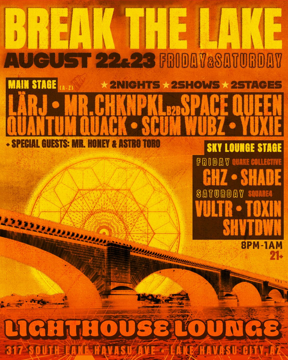 Lighthouse Lounge Break the Lake EDM Takeover