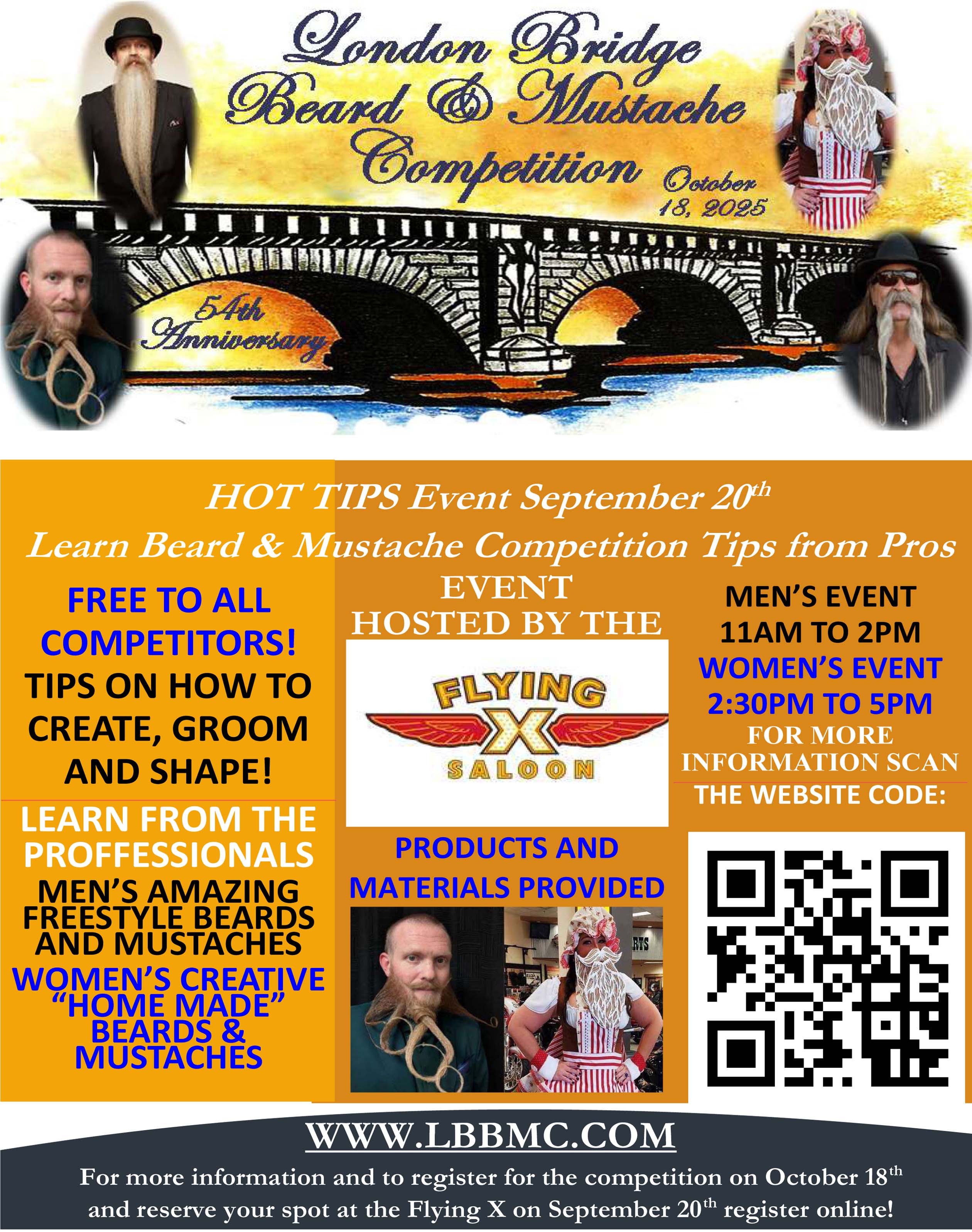 HOT TIPS EVENT  Learn Beard & Mustache Competition Tips FREE from the Pros
