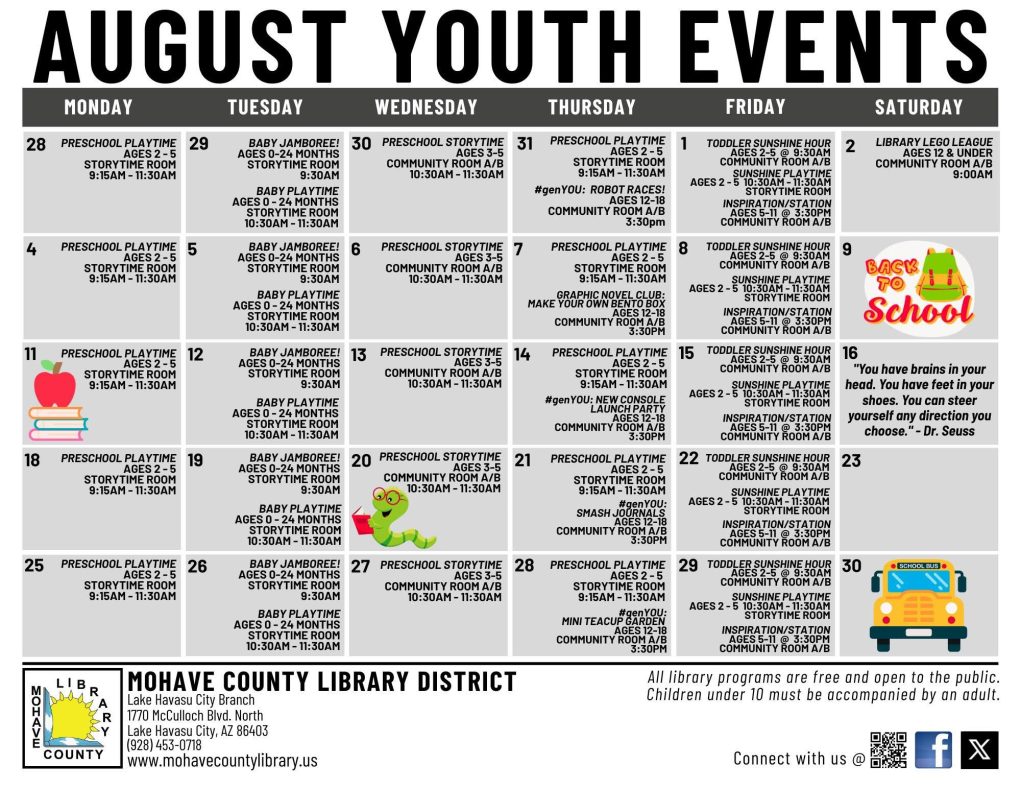 Mohave County Library Offers Youth Programs