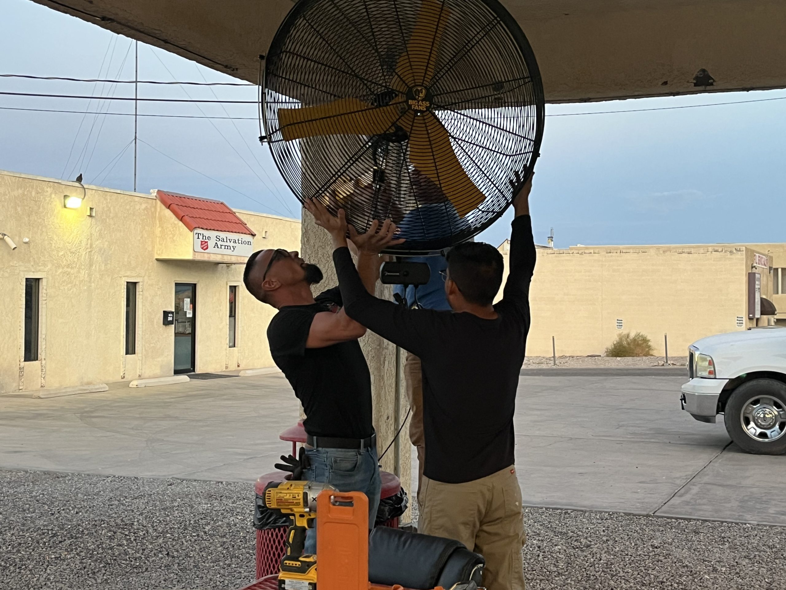 Salvation Army Receives Donated Fan To Keep Community Cool