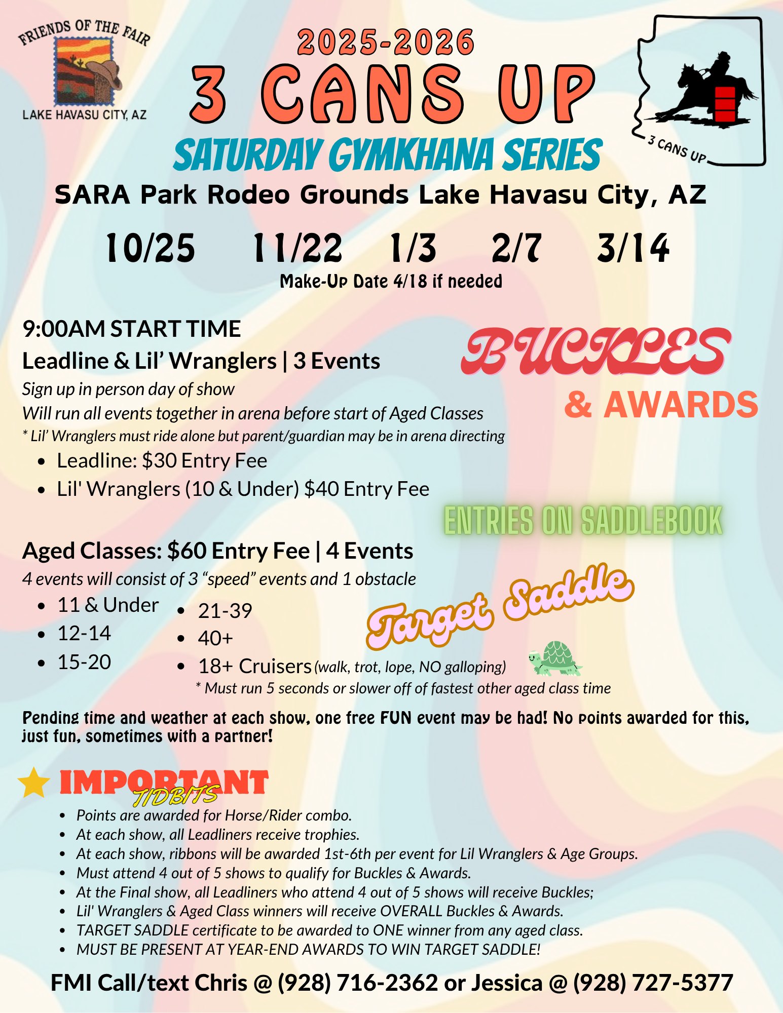 3 Cans Up Saturday Gymkhana Series