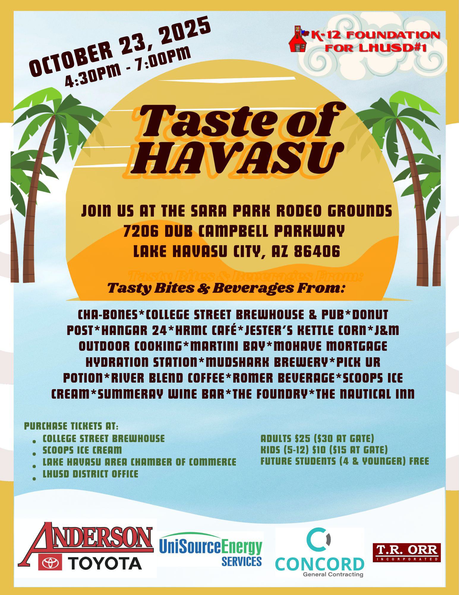 2025 Taste of Havasu