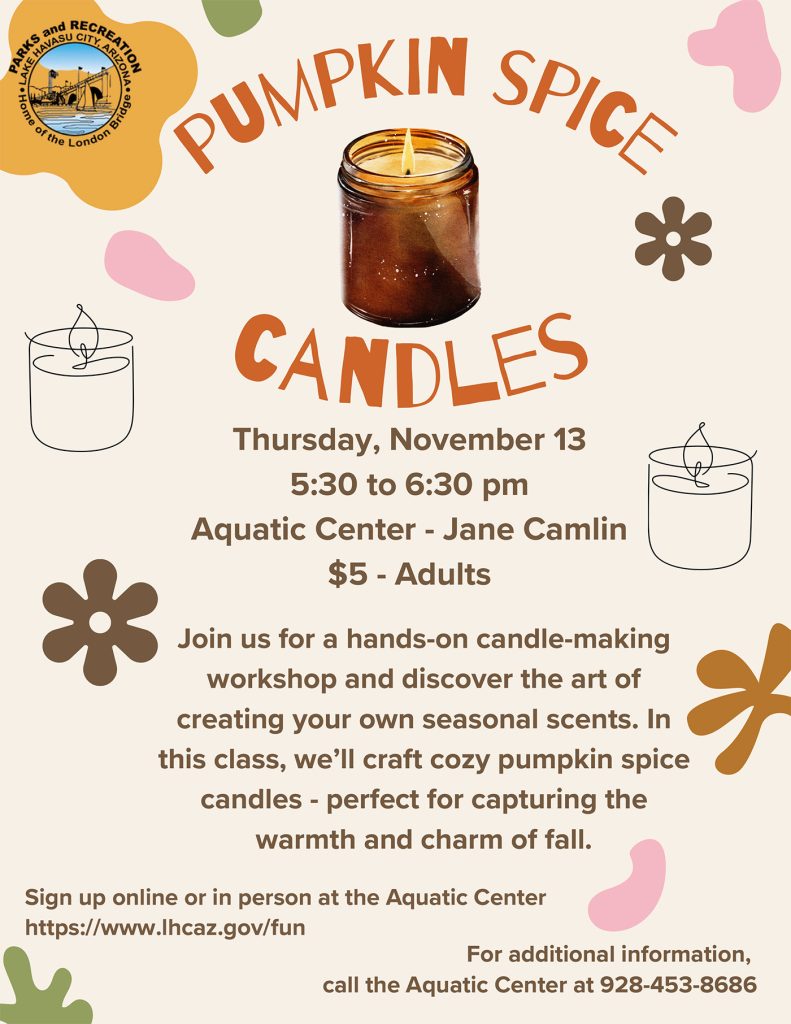 Pumpkin Spice Candle Making Workshop