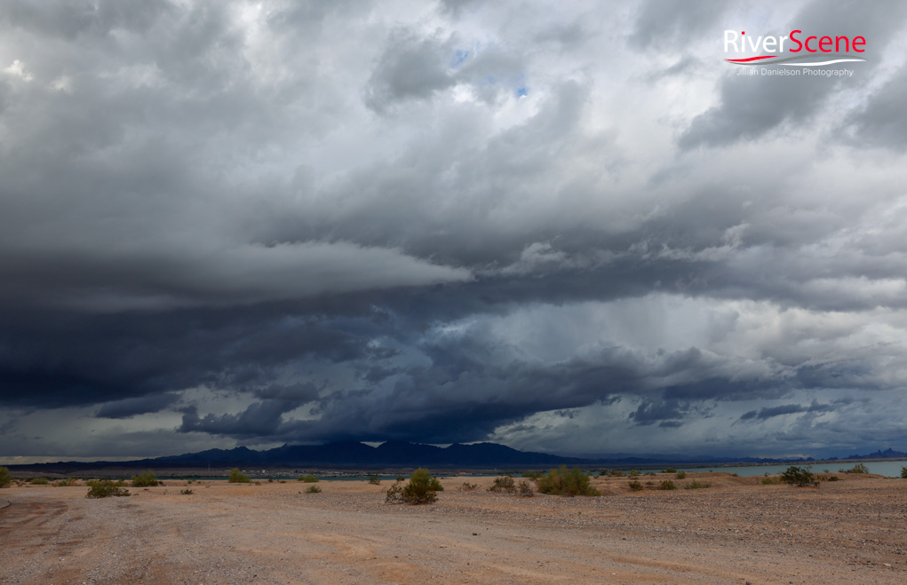 RiverScene Magazine storm rain clouds 