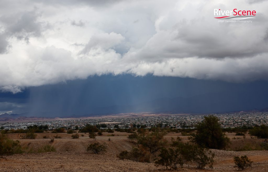 RiverScene Magazine storm rain clouds 