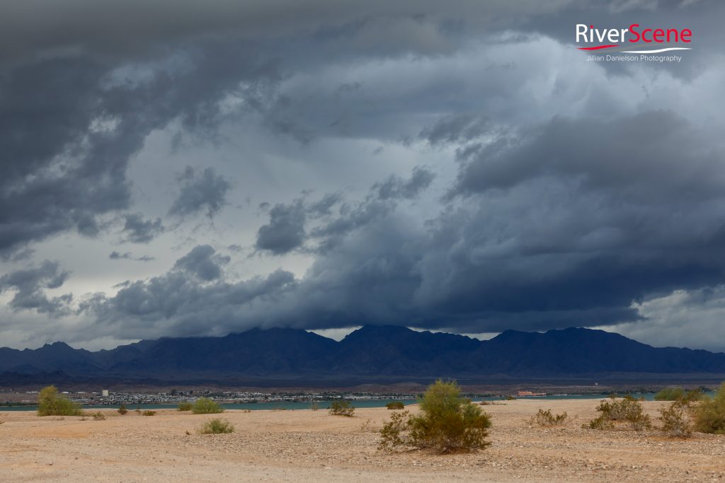 RiverScene Magazine storm rain clouds 