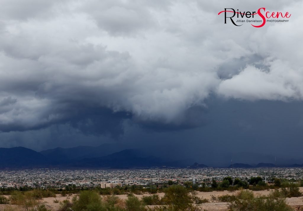 RiverScene Magazine storm rain clouds 
