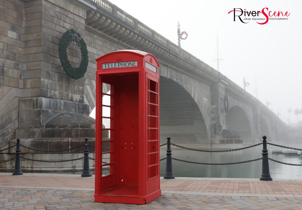 Fog Lake Havasu RiverScene Magazine Jillian Danielson Photography London Bridge 