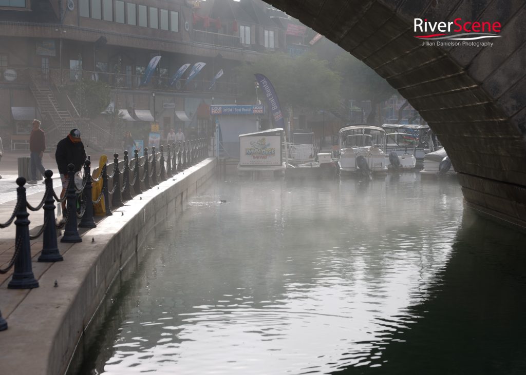 Fog Lake Havasu RiverScene Magazine Jillian Danielson Photography London Bridge 