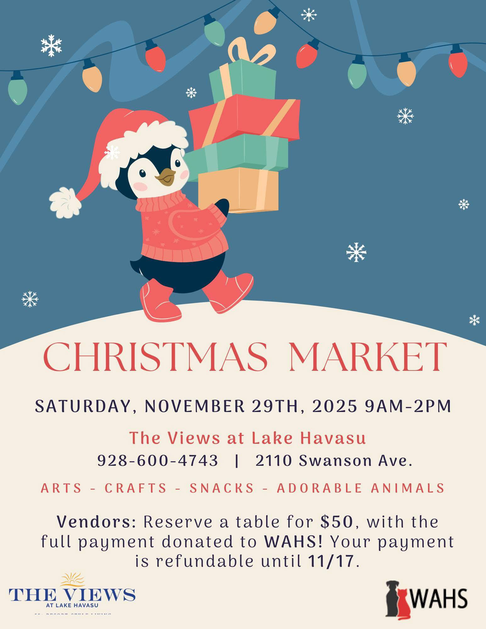 Christmas Market “Western Arizona Humane Society”