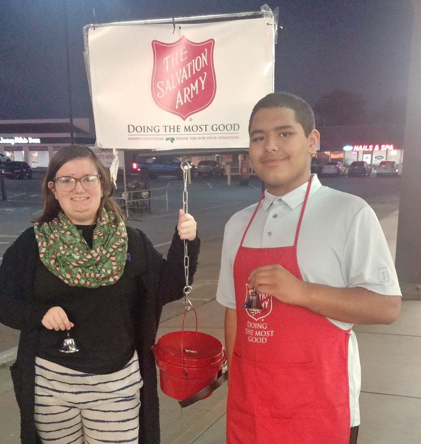 Red Kettle Bell Ringers Raise Funds During Christmas Season