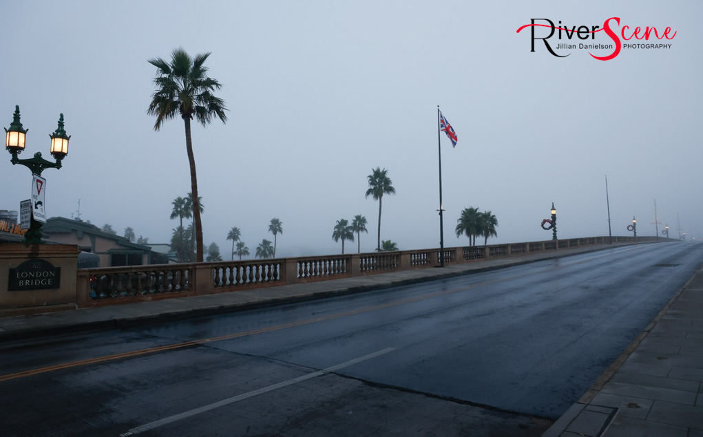 London Bridge Lake Havasu Fog RiverScene Magazine Jillian Danielson Photography