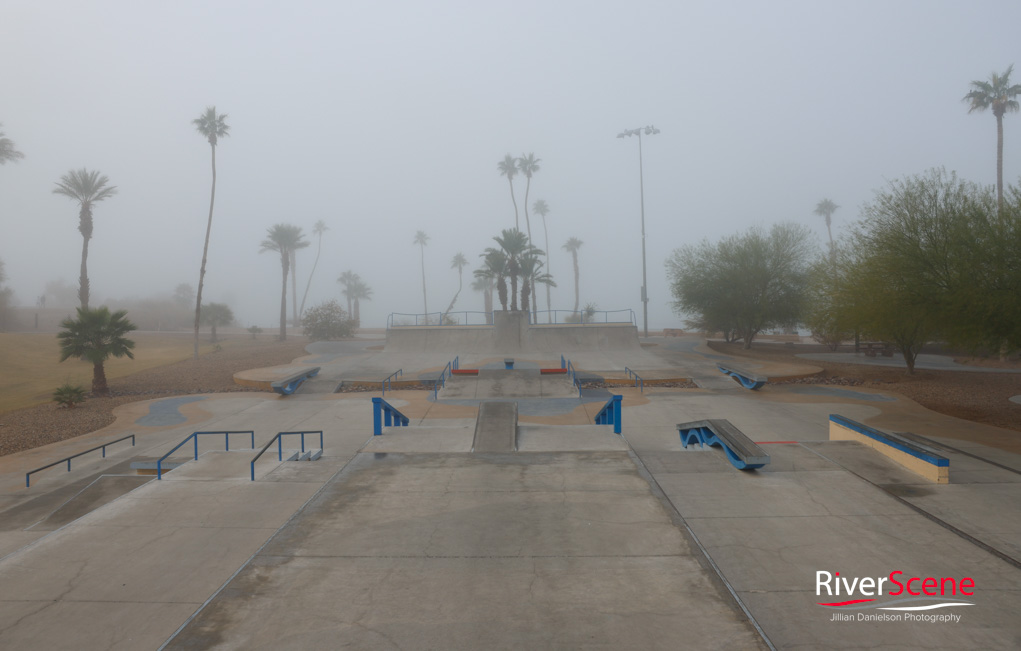 Tinnell Memorial Skate Park Lake Havasu Fog RiverScene Magazine Jillian Danielson Photography
