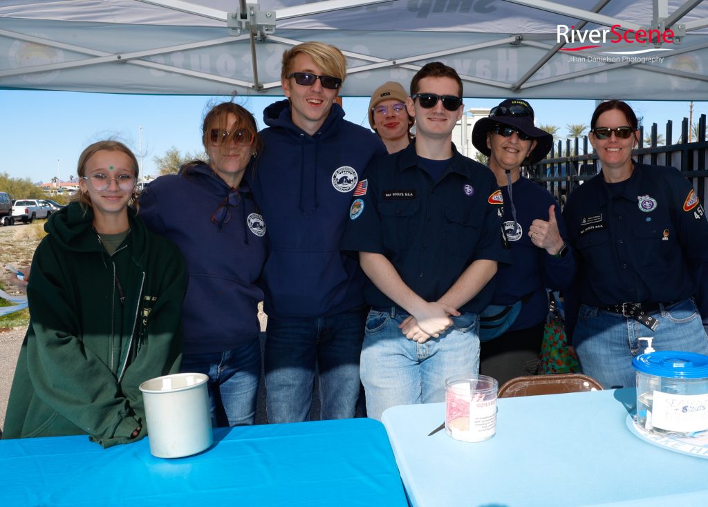 Buses by the bridge lake havasu