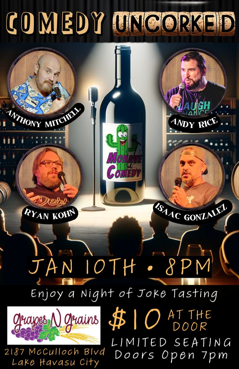 Comedy UnCorked at Grapes and Grains