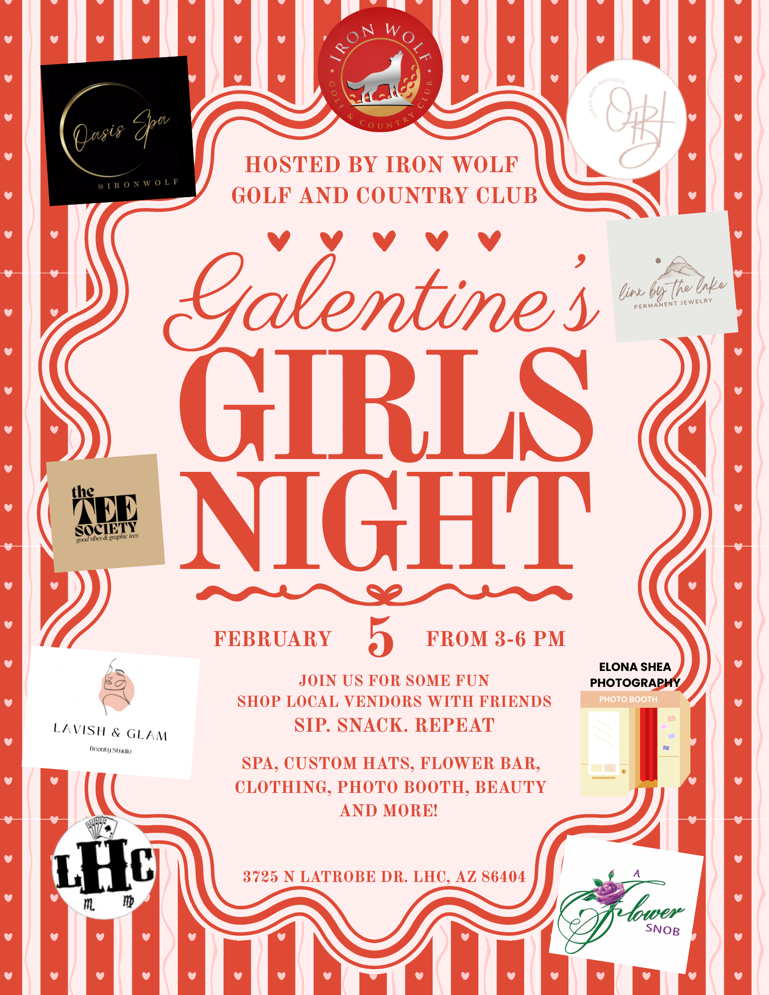 Galentine’s Day Sip and Shop Event