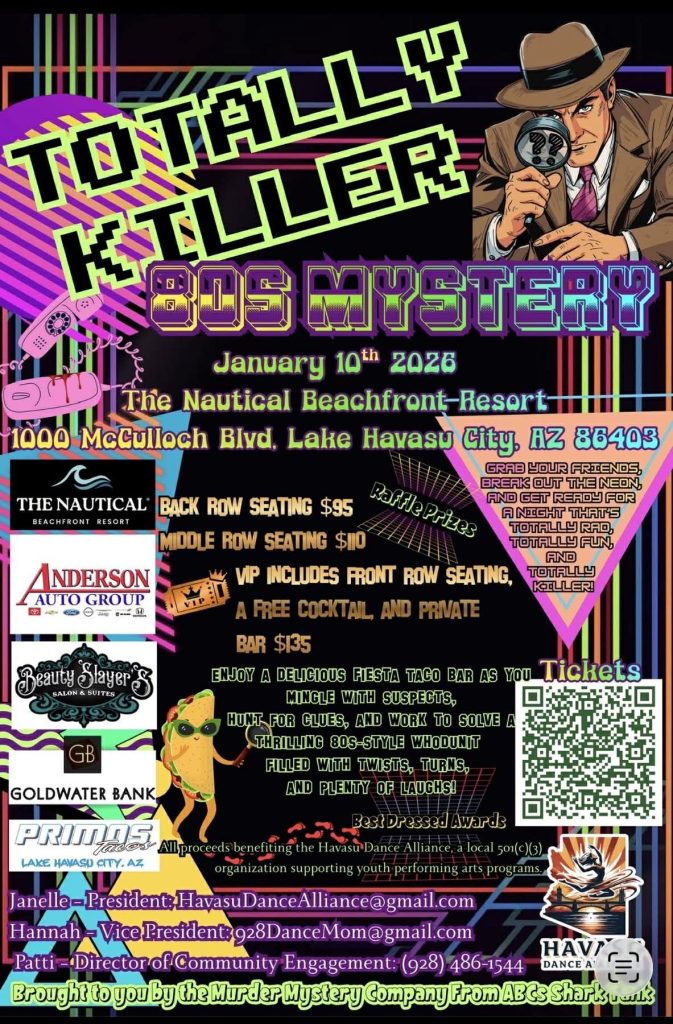 TOTALLY KILLER 80’s Murder Mystery Bash