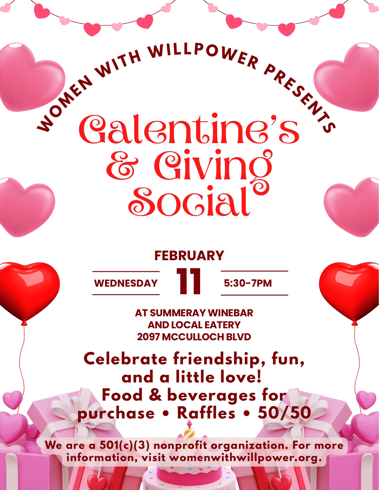 Galentine’s & Giving Social