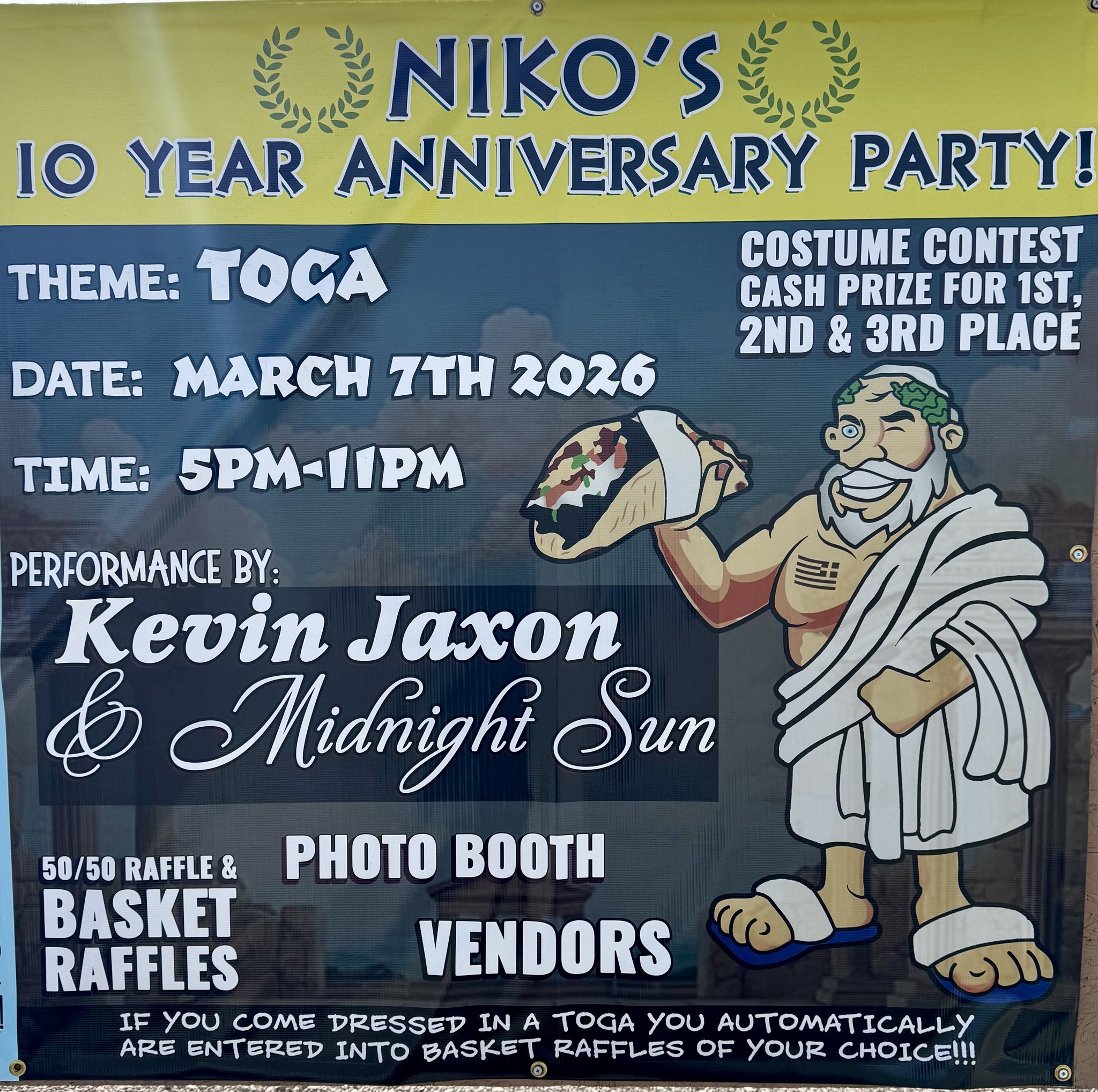 Nikos 10 Year Anniversary Party