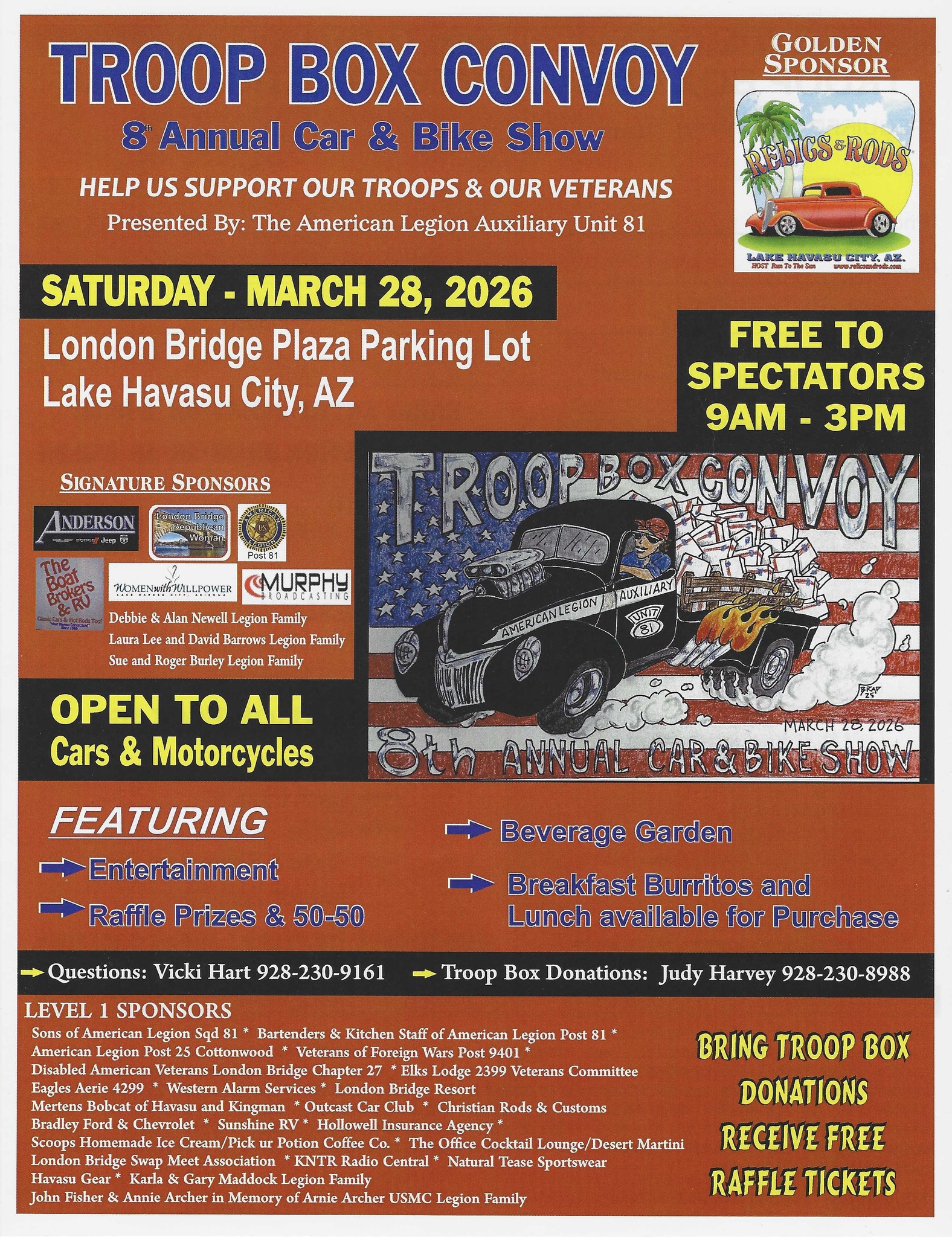 Troop Box Convoy Car Show