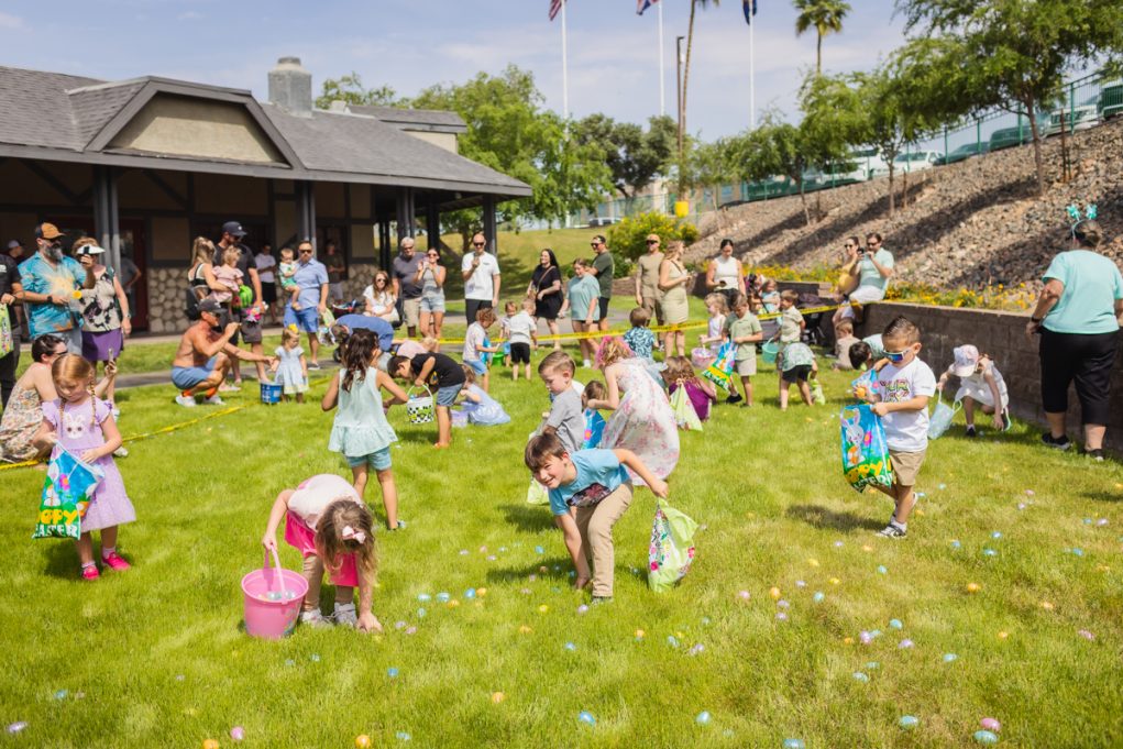 Easter Egg Hunt Hosted By Burgers By The Bridge Sunday