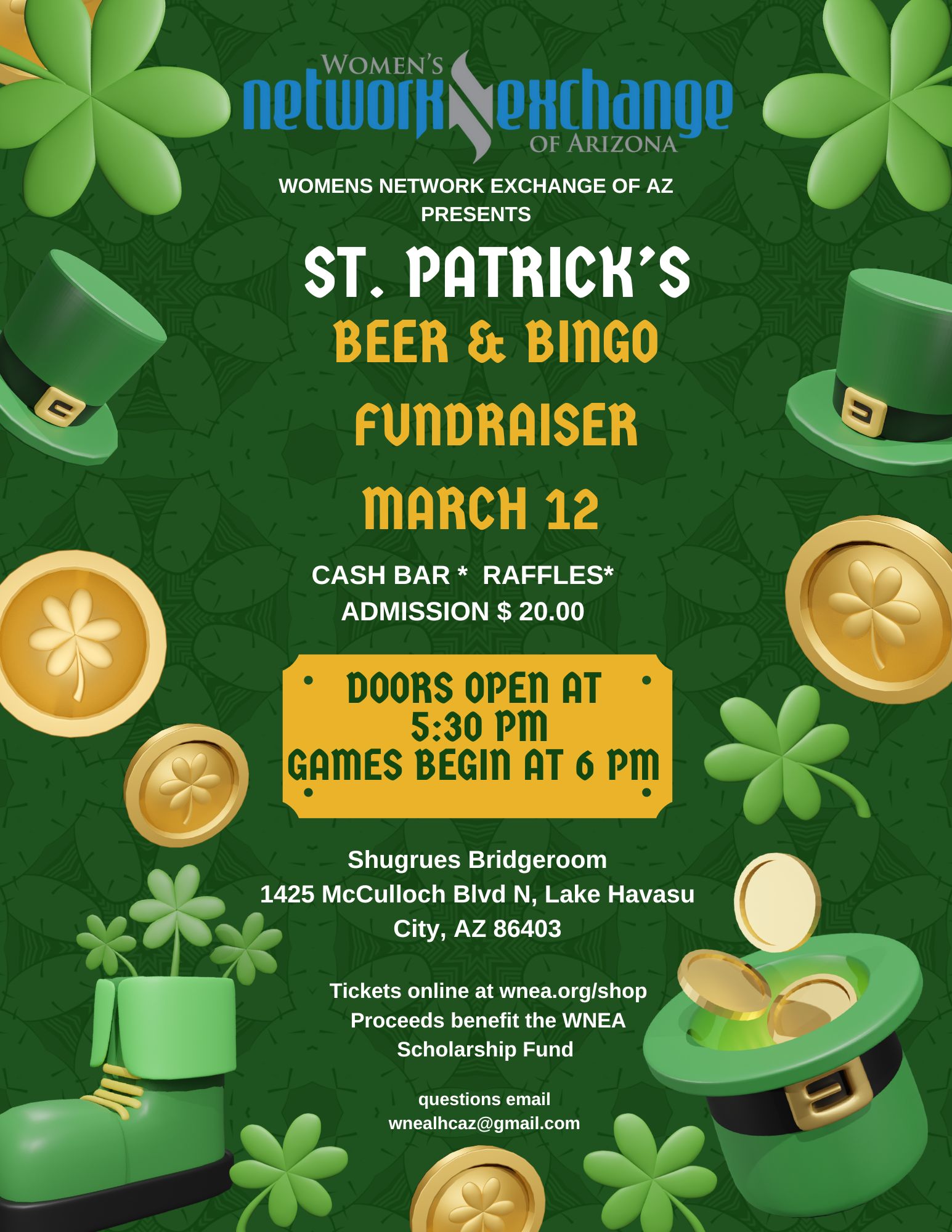 Women’s Network Exchange of AZ Beer And Bingo Scholarship Fundraiser