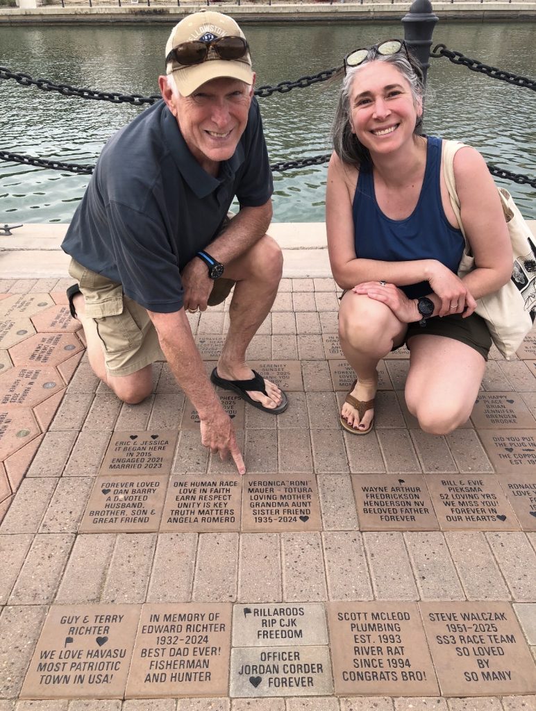 Lake Havasu RiverScene Magazine Brick Memorial Walkway Dedication