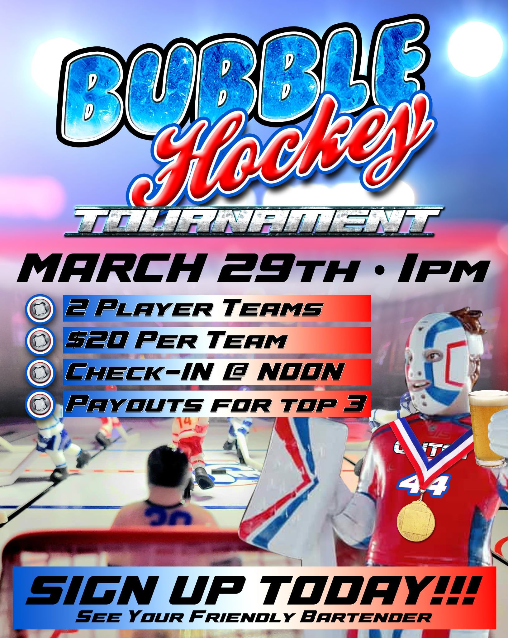 Bubble Hockey Tournament