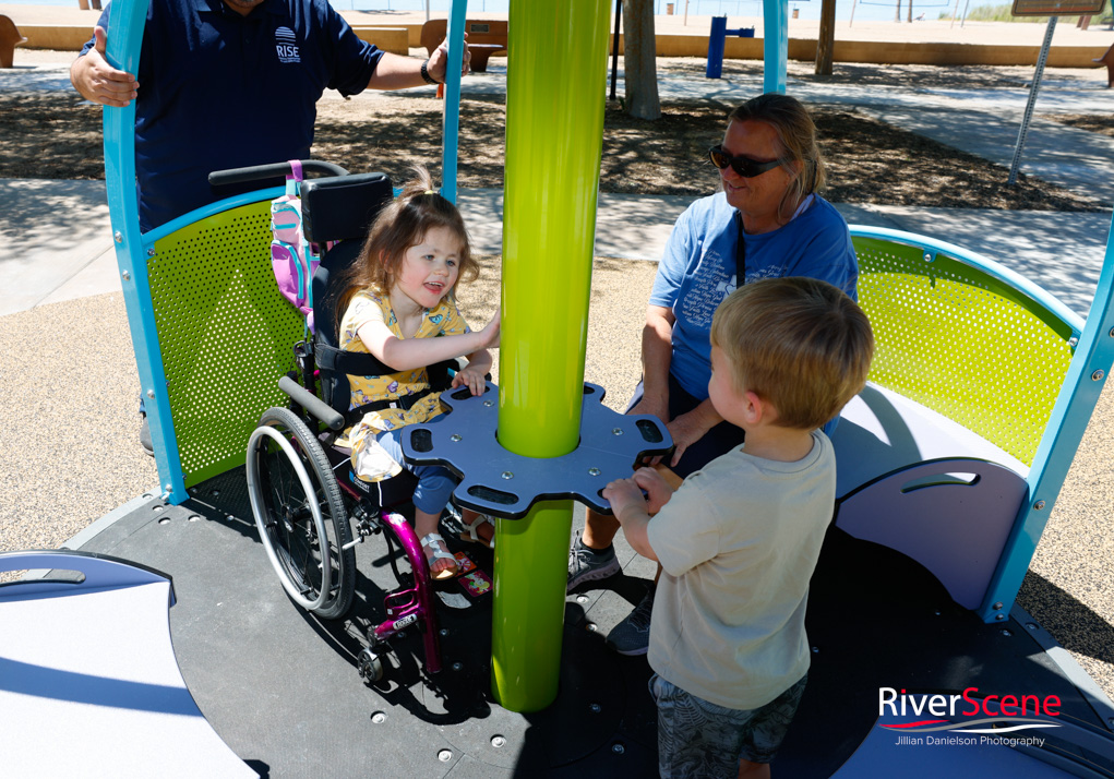 Ribbon Cutting Ceremony At Rotary Park Celebrates New Playground Equipment