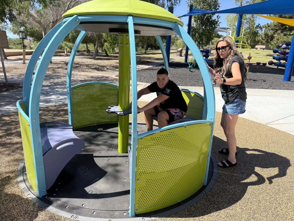 Inclusive Playground Equiptment Lake Havasu RiverScene Magazine Jillian Danielson Photography