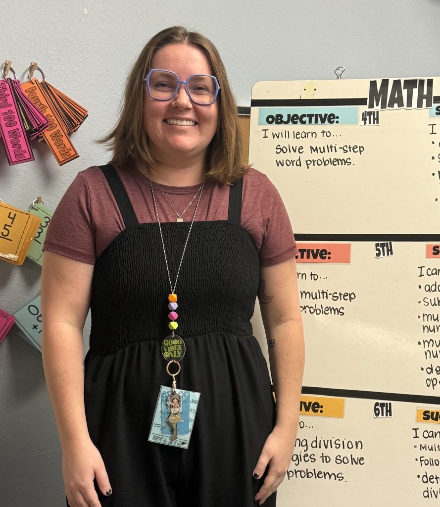 Megan Weidman, outstanding Nautilus Special Education Teacher