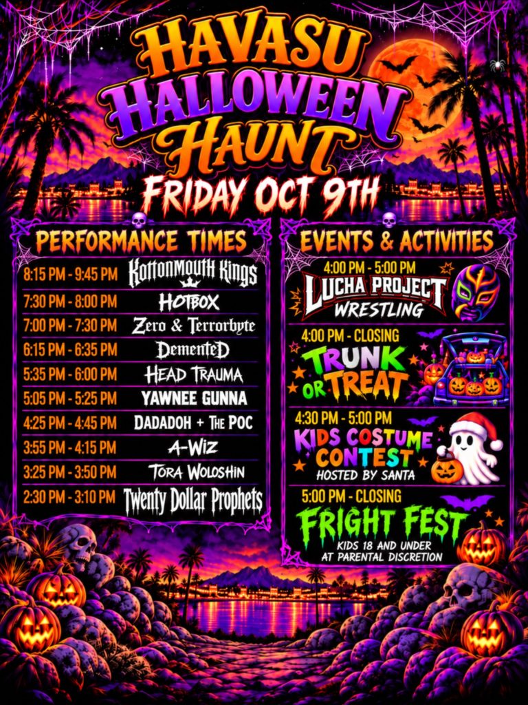 Havasu Haunt schedule 