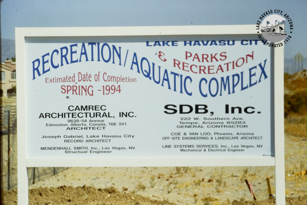 RiverScene Magazine Lake Havasu Aquatic Center Photo Slides 1990s