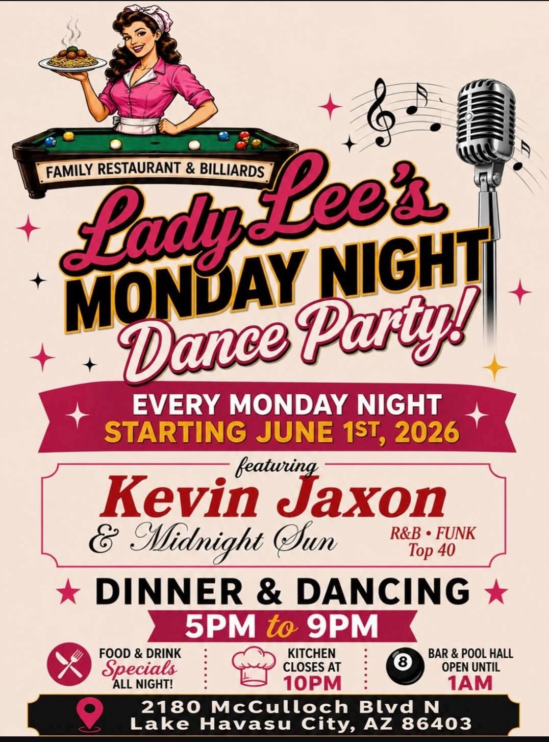 Lady Lee’s Monday Night Dance Party